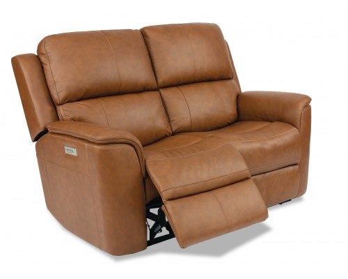 HENRY POWER RECLINING LOVESEAT WITH POWER HEADREST, LUMBAR AND CONSOLE